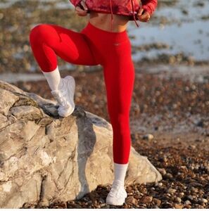Bombshell Sportswear Red Leggings